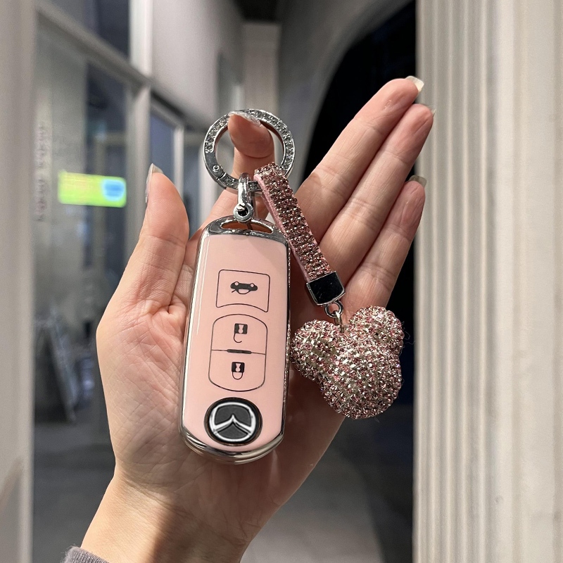 ฝาครอบ TPU สําหรับ Mazda 2 3 6 Axela Atenza CX-3 CX3 CX-5 CX5 CX-7 CX-9 Keyless สมาร์ท Entry Push Start TPU ปลอกระยะไกล