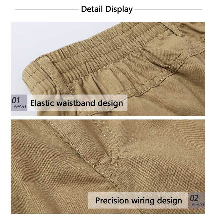 รถจี๊ป วิญญาณ 1941 ESTD 2024 ฤดูร้อนใหม่ผ้าฝ้ายแท้กางเกงครอปหลวมขนาดใหญ่กางเกงขาสั้นลําลองสําหรับสวมใส่ด้านนอกรุ่นบาง - รูปที่ 5