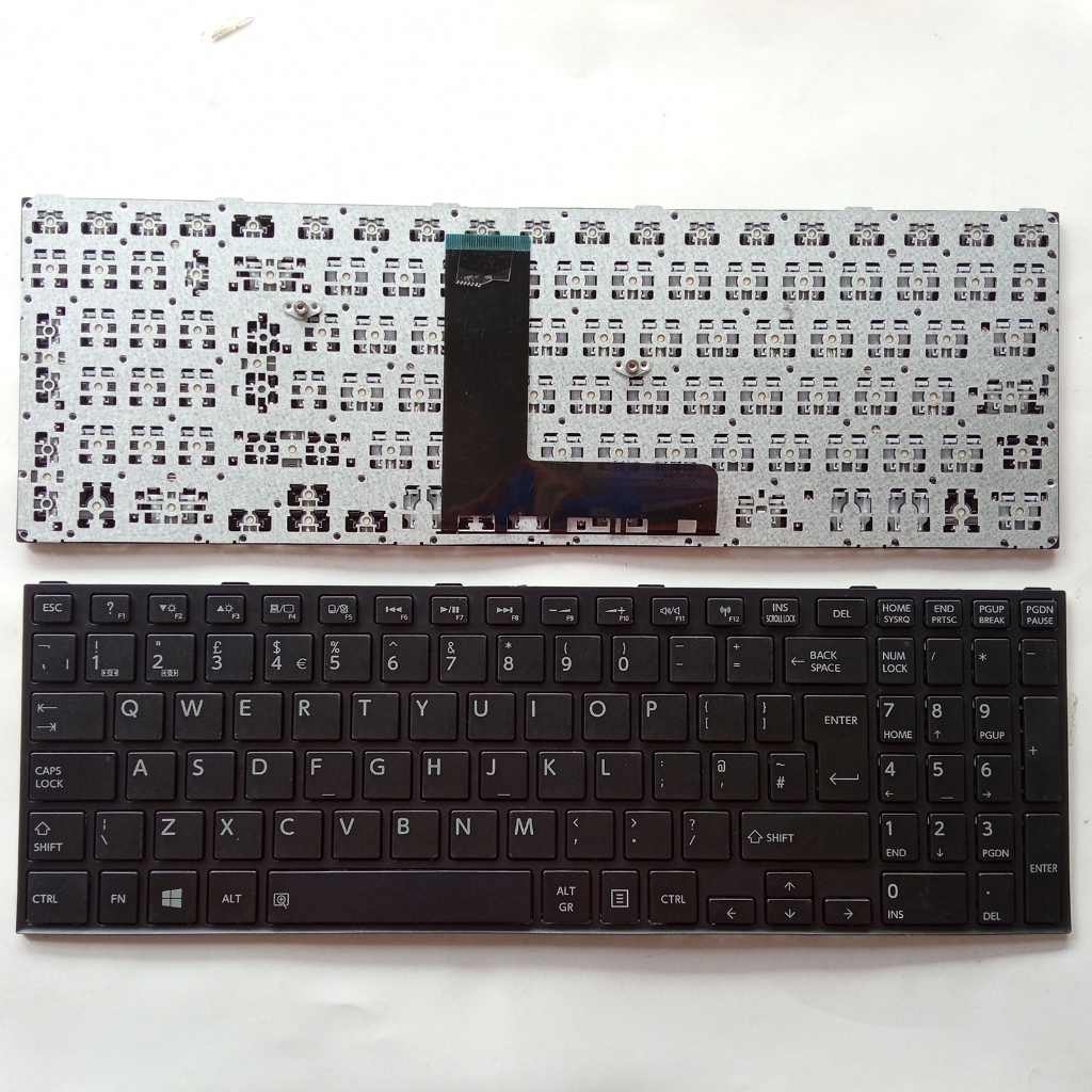 สําหรับโตชิบา C50D-B C55D-B AB C50T-B R50-B B25 B35 B35/M B55/A B45/A R35/M R35/P C50 UI-B แป้นพิมพ์