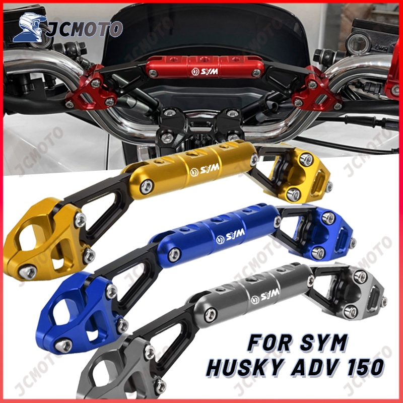 สําหรับ SYM HUSKY ADV 150 300 Husky150 รถจักรยานยนต์ Crossbar Handlebar Extender โคมไฟวงเล็บขาตั้งโทรศัพท์ GPS ผู้ถือ