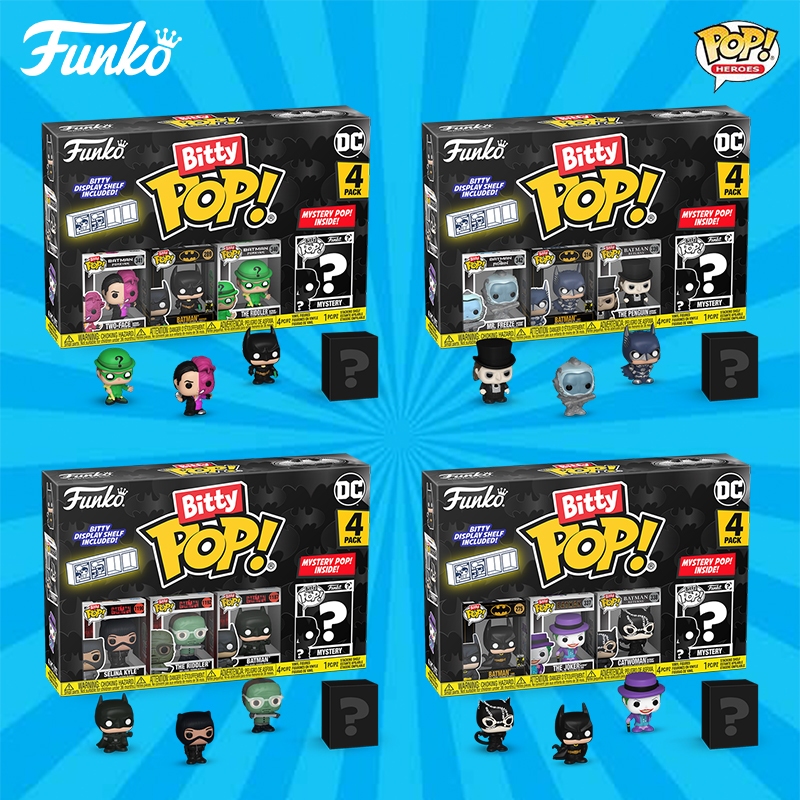 Funko POP Toys Series: DC Multiverse Batman joker Two-Face Catwoman Mr. Freeze The Penguin The Riddl