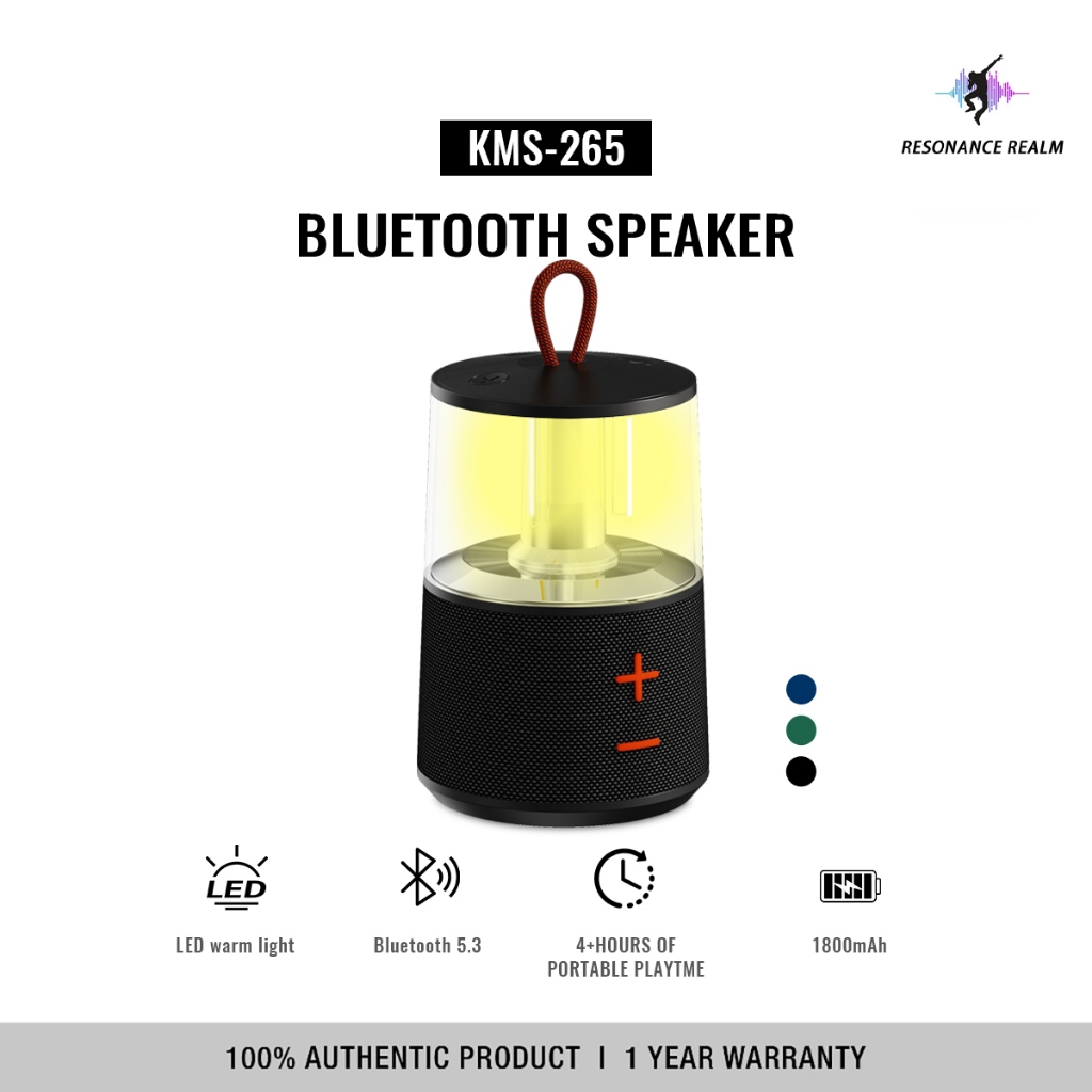 Camping LED Speaker ลำโพงโคมไฟตั้งโตะ ลำโพงบรูทูธ ไฟแคมป์ปิ้ง LED กันน้ำ IPX7