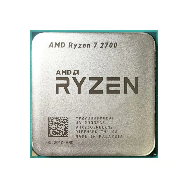 Ryzen7 2700 โปรเซสเซอร์ R7 2700 CPU สูงสุด 4.1GHz 8-Core 16 ด้ายซ็อกเก็ต AM4
