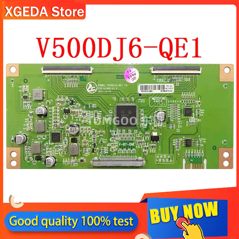 บอร์ดตรรกะทีวี LCD V500DJ5-QE1 V500DJ6-QE1 T4 4K ถึง 2K การทดสอบที่ดี