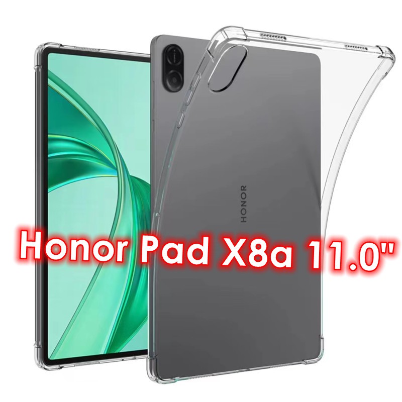 สําหรับhuawei Honor Pad X8a X8a 2024 11 นิ้วโปร่งใสยืดหยุ่นTPUยางกันกระแทกสําหรับHonor Pad X8a 11 "2024
