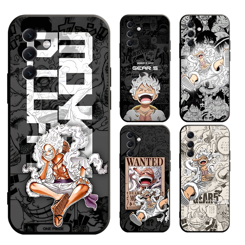 Samsung A16 A15 A06 A35 A55 A25 A05 A05S M14 A03 CORE Plus Prime Cover One Piece Luffy 5th gear Soft Case