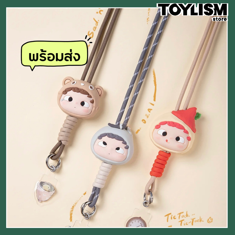 โค้ดลด 30%🔥HEYONE OZAI-If Sound Has Shape Lanyard🌟ยกบล็อก🌟แบบยกกล่อง Blind Box Art toys gifts