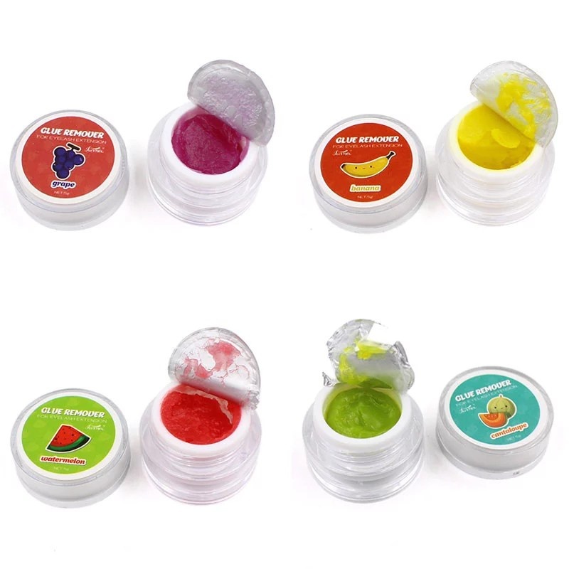 Funmix 5g Professional Eyelash กาว Remover ผลไม้ Flavour Remover ครีมสําหรับขนตา Fragrancy กลิ่น Remover เครื่องมือแต่งหน้า