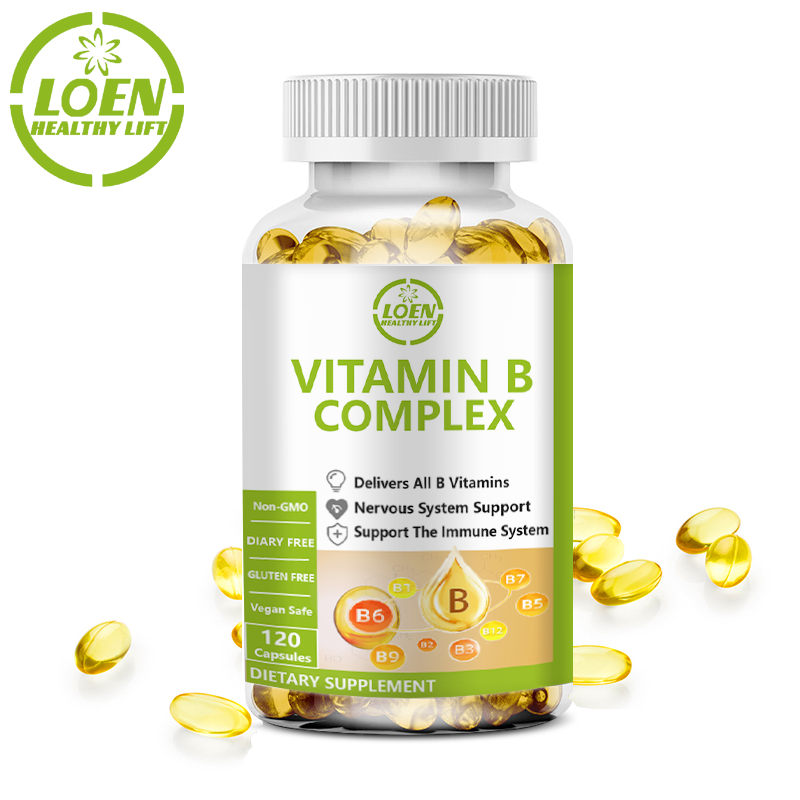 Loen Multi-Vitamin B Complex Softgel วิตามินบีคอมเพล็กซ์พร้อมวิตามินซีและโฟเลตรวม B12, B1, B2, B6 เพ