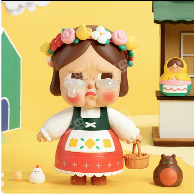 ของแท้ popmart popmart crybaby crybaby ตุ๊กตารัสเซียของฉัน 15ซม