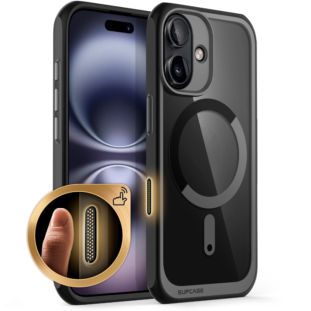 Supcase Unicorn Beetle Mag สําหรับ iPhone 16 กรณีกล้องควบคุม Capture ปุ่มสนับสนุน MagSafe Slim Clear กันกระแทกป้องกันแม่เหล็กเคสโทรศัพท์สําหรับ iPhone 16 6.1 2024