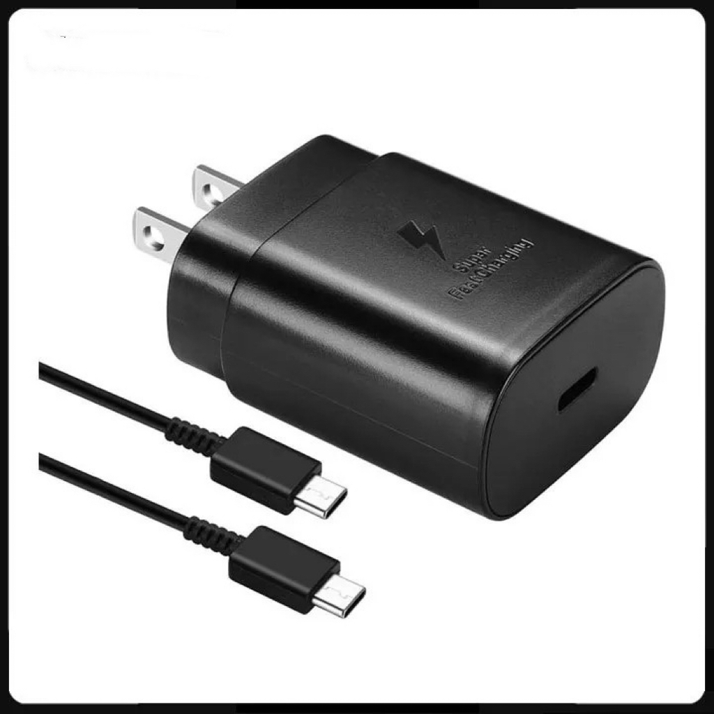 Super Fast Charger Adapter สําหรับ Samsung 25W EP-TA800 PD Travel Wall Chargers | พร้อมสาย USB C เป็