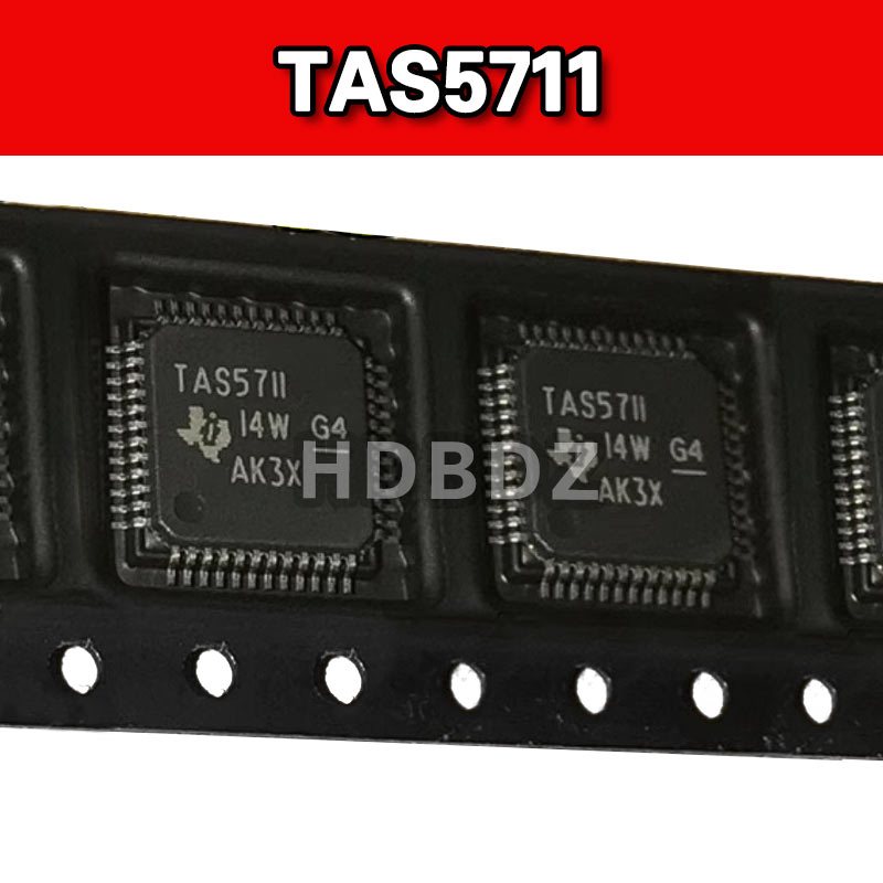 1-5PCS TAS5711 QFP-48  TAS5711PHPR  LCD TV Audio Power Amplifier ชิป IC SMD TAS57II