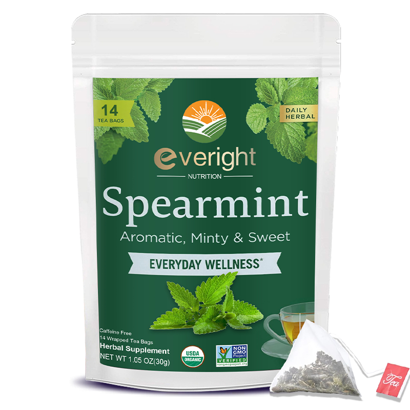 Spearmint Tea ใบสเปียร์มินต์บริสุทธิ์ 100% 2000 มก ชุดคอมโบ