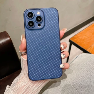 Lenuo เคสโทรศัพท์มือถือ แบบบางพิเศษ ระบายอากาศ กันกระแทก สําหรับ For iPhone 16 15 14 13 12 11 Pro Max 16 Plus Case