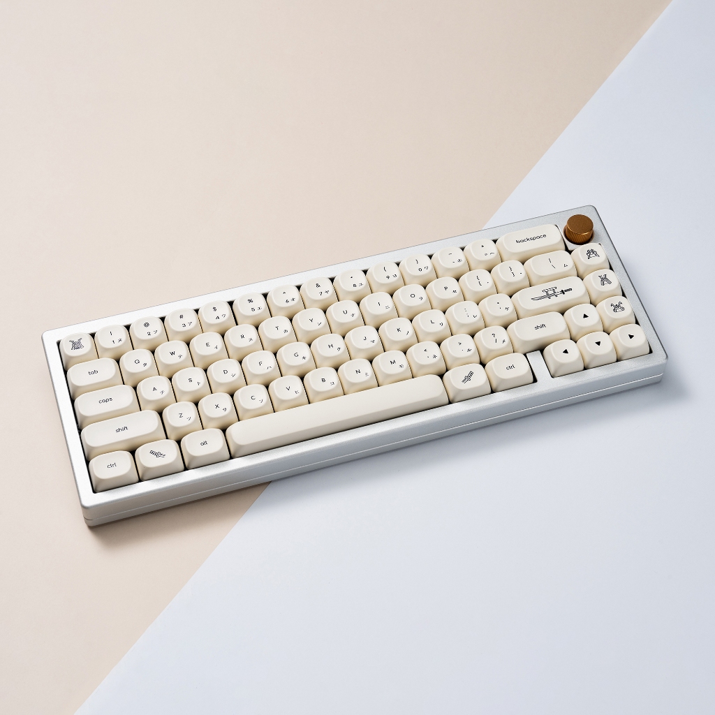 124 คีย์ Minimalist Honor คีย์บอร์ด Keycap PBT Dye-sublimation MOA Profile Keycap