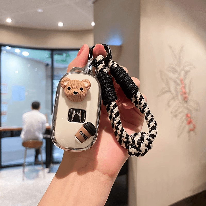 เคสกุญแจรถสําหรับเคสกุญแจฮอนด้า 2/3/4 ปุ่ม Honda Civic Hatchback Civic City เคสกุญแจ พวงกุญแจฮอนด้า