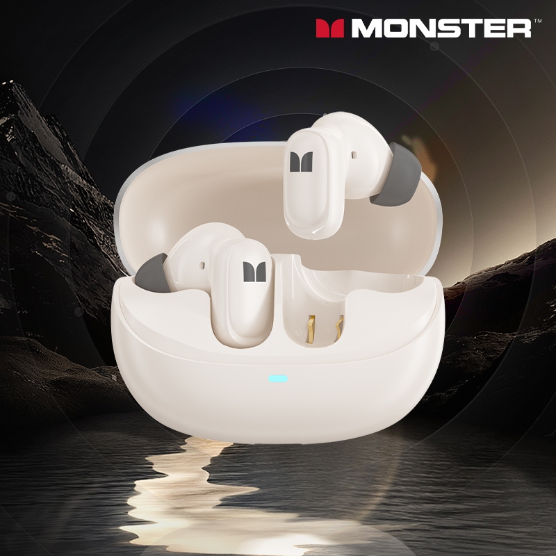 Monster XKT28 หูฟังไร้สายบลูทูธความละเอียดสูงโทรลดเสียงรบกวนคุณภาพเสียงไฮไฟบลูทูธ5.4