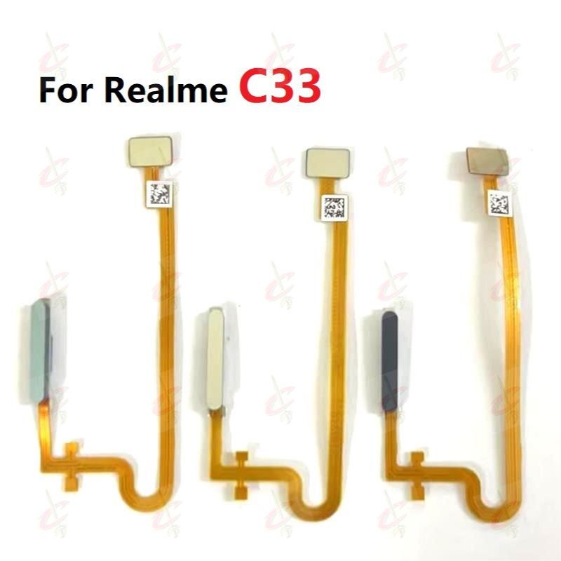สแกนนิ้ว แพรสแกนนิ้ว ( Finger ) ปุ่มเปิดปิด สําหรับ Realme C33 RMX3624 RMX3627
