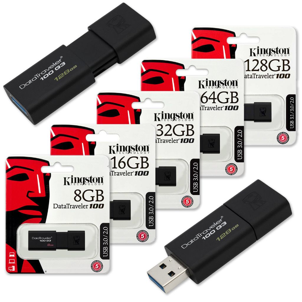 Kingston USB Pendrive 8GB 16GB 32GB 64GB 128GB USB 3.0 แฟลชไดรฟ์