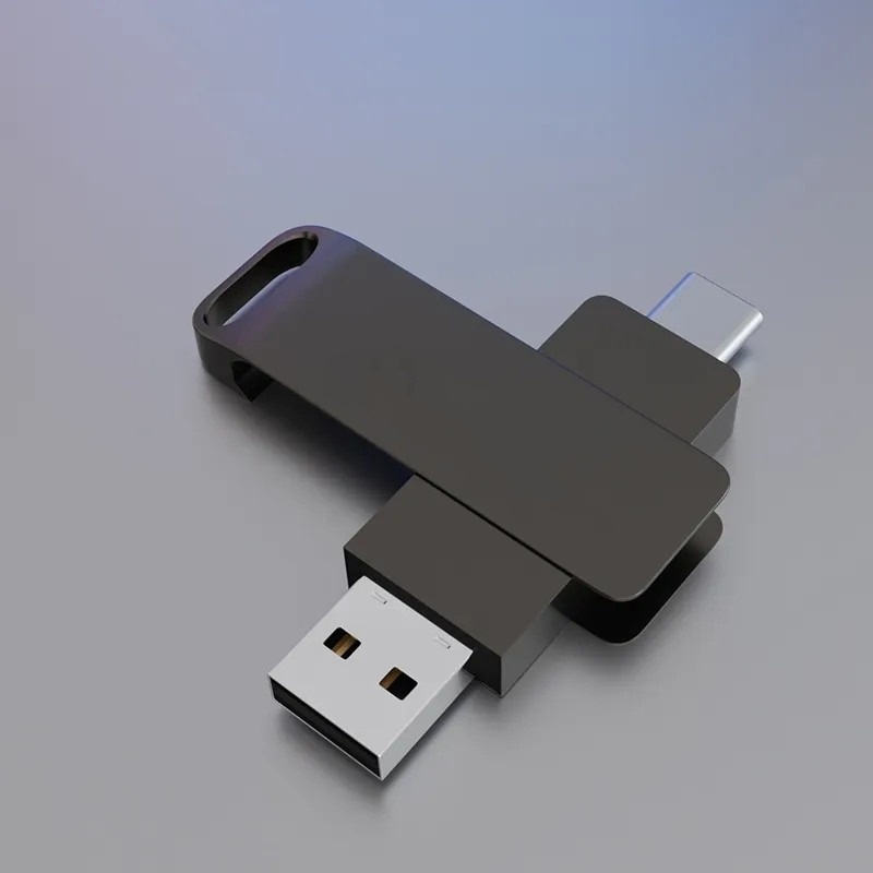 Hp 2 in 1 OTG USB แฟลชไดรฟ์ 1TB Type C แท่งหน่วยความจําโลหะสําหรับ Samsung - รูปที่ 2