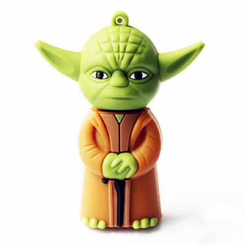 แฟลชไดรฟ์ USB การ์ตูน Yoda 1GB 8GB 16GB 32GB 64GB 128GB 1TB Pendrive