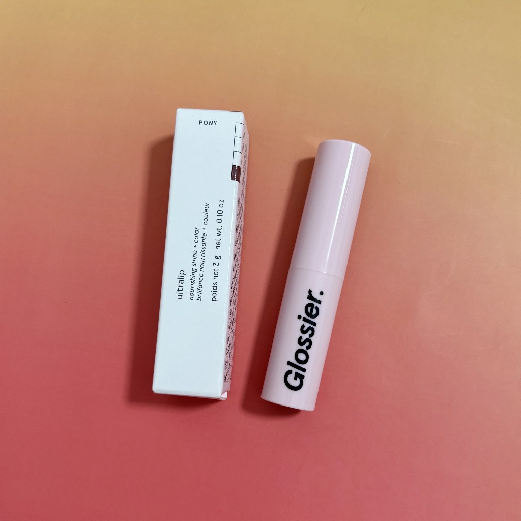 Glossier Generation G Sheer Matte Lipstick/Ultralip High Shine ลิปสติกพร้อมกรดไฮยาลูโรนิก 3g