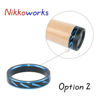 Nikkoworks Winding Check ตกแต่งแหวนล็อคอ่อนนุช DIY เบ็ดตกปลาอาคารส่วนประกอบอุปกรณ์เสริม