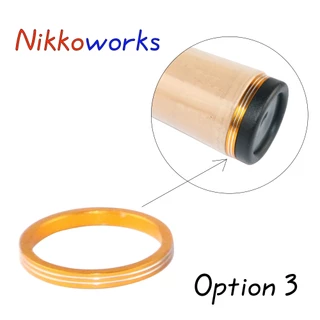 Nikkoworks Winding Check ตกแต่งแหวนล็อคอ่อนนุช DIY เบ็ดตกปลาอาคารส่วนประกอบอุปกรณ์เสริม
