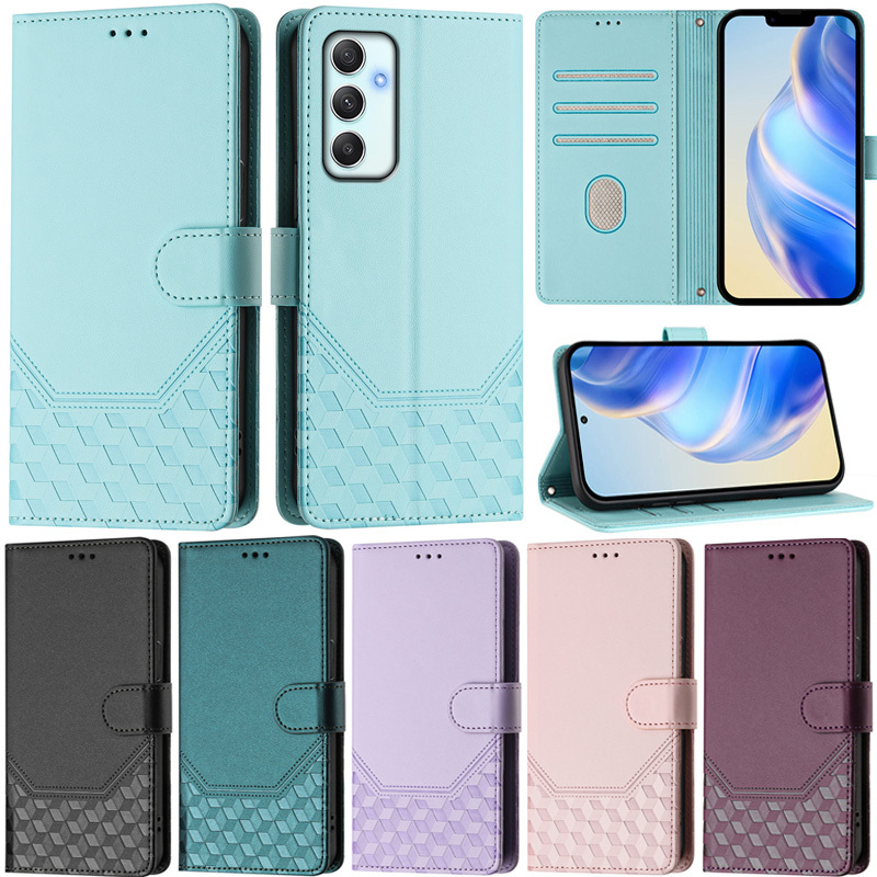 หรูหราสําหรับ Samsung Galaxy A05s M54 M34 M14 5G A16 A13 A22 5G A12 F12 M12 A32 4G A04s M33 M53 M52 5G A05 A04 Retro รูปร่างกระเป๋าสตางค์หนังกรณี