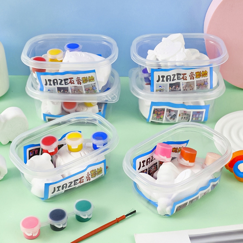พลาสเตอร์ทาสี Creative DIY ระบายสีสีขาวเปล่าเด็กทําด้วยมือของเล่นเพื่อการศึกษา SG064
