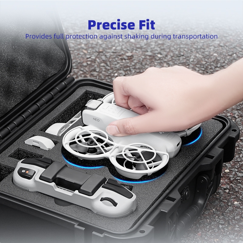 เข้ากันได้กับกระเป๋าเดินทางเคสป้องกันการระเบิด DJI Neo Hardshell, Neo Fly Combo RCN3 รีโมทคอนโทรล Organizer