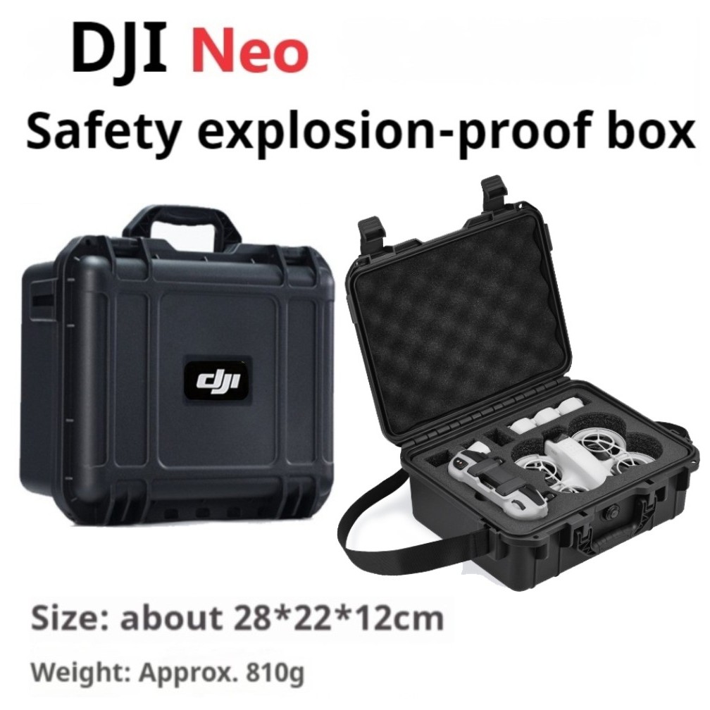 เข้ากันได้กับกระเป๋าเดินทางเคสป้องกันการระเบิด DJI Neo Hardshell, Neo Fly Combo RCN3 รีโมทคอนโทรล Organizer