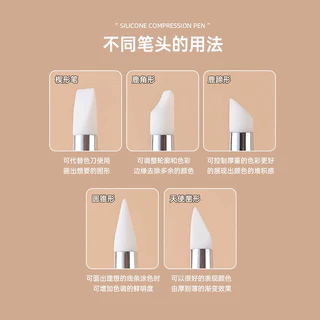 รู เปา 5ชิ้น/เซ็ตเล็บมืออาชีพซิลิโคนชุดแปรงเสาไม้กดแปรงสําหรับเล็บศิลปะเล็บเครื่องมือ