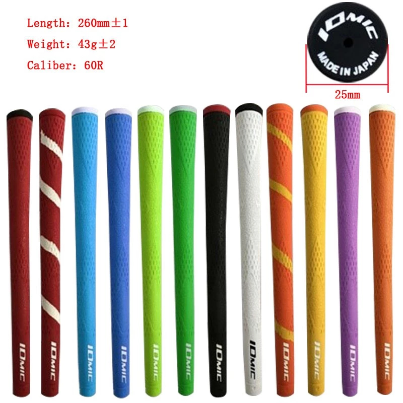 ยางจับกอล์ฟ IOMIC ด้ามจับเหล็กกอล์ฟ 12 สีในตัวเลือก 1 ชิ้น ด้ามจับไม้กอล์ฟ