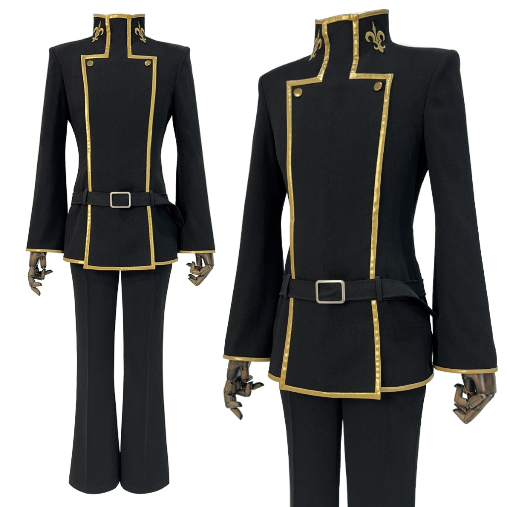 Holoun Code Geass Lelouch of the Rebellion คอสเพลย์เครื่องแต่งกายฮาโลวีนเครื่องแบบเย็บปักถักร้อย