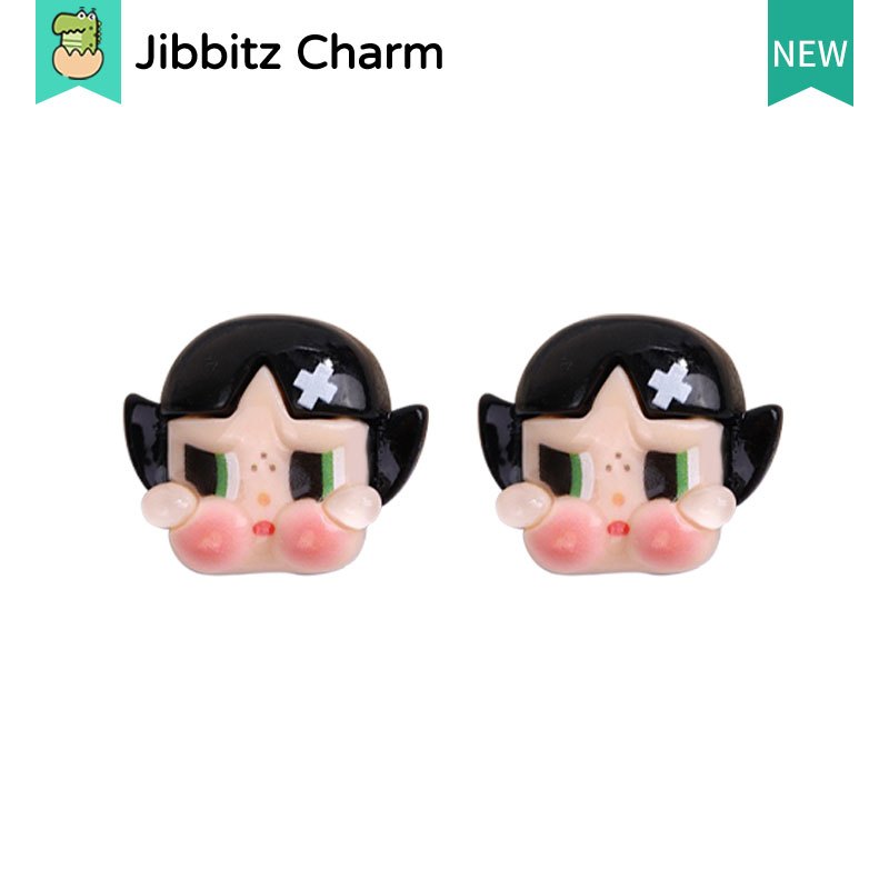 Jibbits 6pcs รองเท้า charm jibbitz crybaby แฟชั่นสร้างสรรค์น่ารักรองเท้าแตะรองเท้า Comfort จิ๊บบิท DIY รองเท้าหัวเข็มขัด