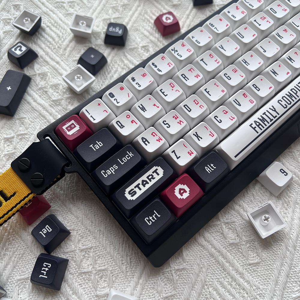 Thai keycaps family computer theme XDA OEM profile Dye-Sublimation PBT keycap