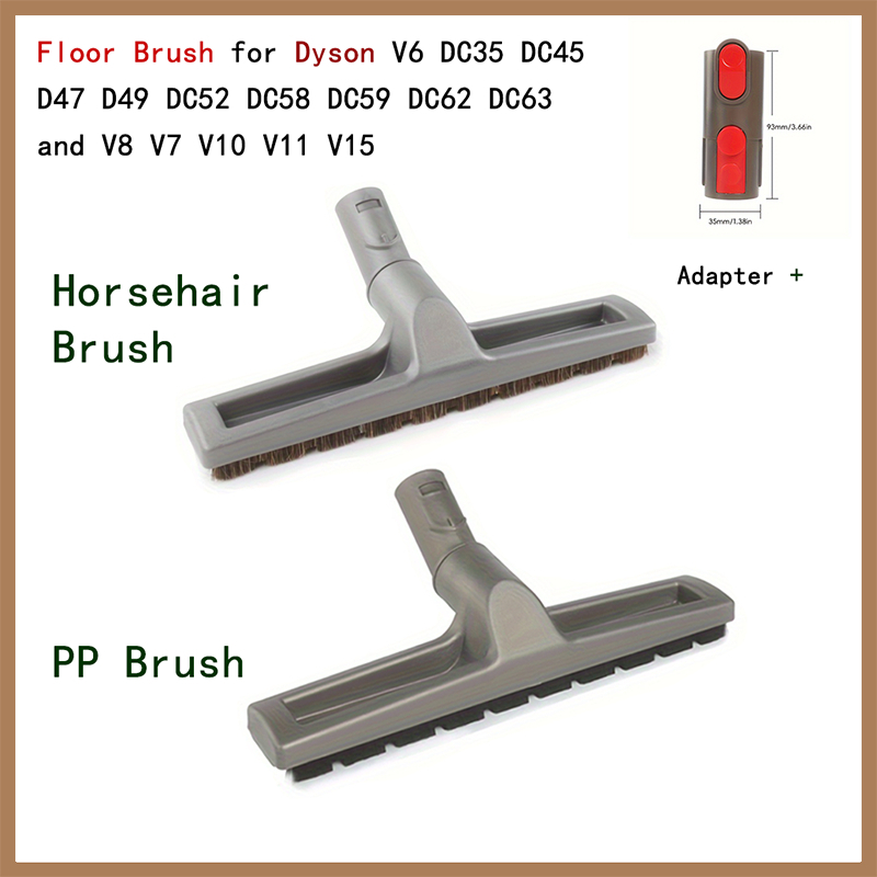 PP หัวแปรง/Horsehair แปรงชั้นแปรงสําหรับ Dyson V6 DC35 DC45 D47 D49 DC52 DC58 DC59 DC62 DC63 และ V8 