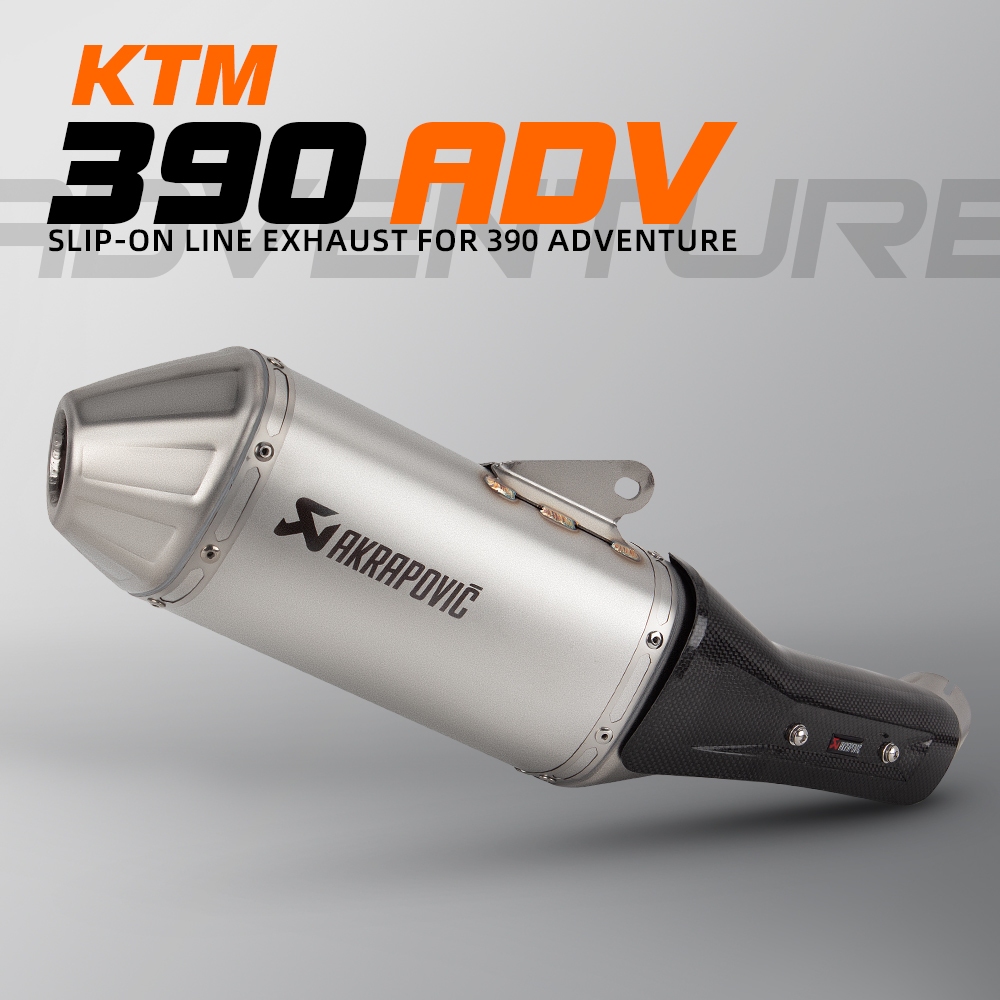 สายท่อไอเสียรถจักรยานยนต์ Akrapovic สําหรับ KTM 390ADV 390adventure