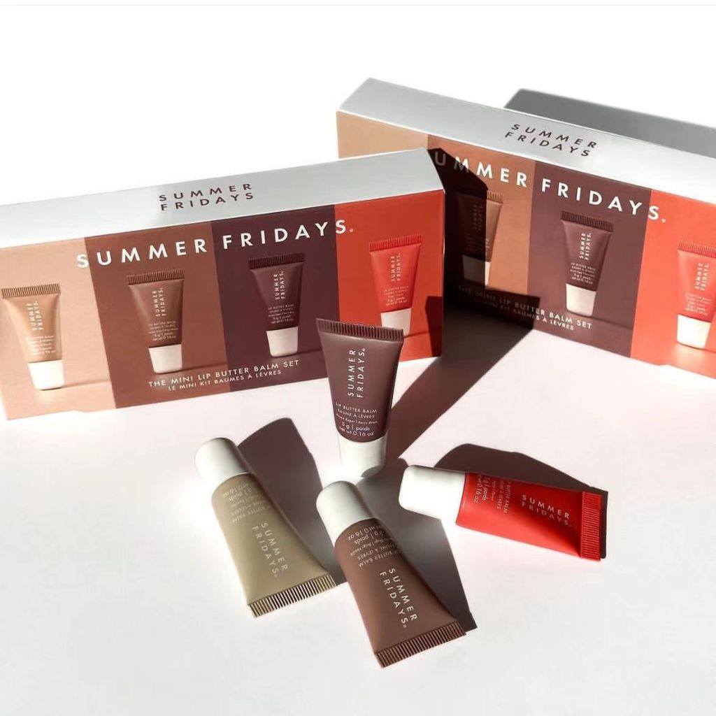 Summer Fridays The Mini Lip Butter Balm Set Winter Moisturizing Lip Balm Set