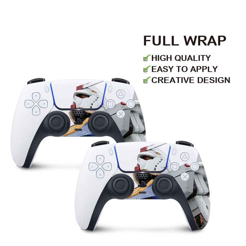 Decal Skins สําหรับ PS5 Slim, น่ารักอะนิเมะเกม Protector Wrap ชุดป้องกัน Faceplate สติกเกอร์สําหรับ Playstation 5 Slim คอนโซลและคอนโทรลเลอร์ Digital Edition / Disk CD รุ่น
