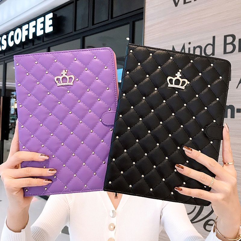 เคสแท็บเล็ต ไอแพด A16 รุ่นที่ 11 10th 9/8/7th Gen 6/5th 9.7 10.2 นิ้ว Pro 11 M4 M5 iPad Air11 M2 M3 air5/4 10.9 นิ้ว 10.5 Air3 Mini7 6 5 4 หรูหรา Crown เคสฝาพับ Smart Case
