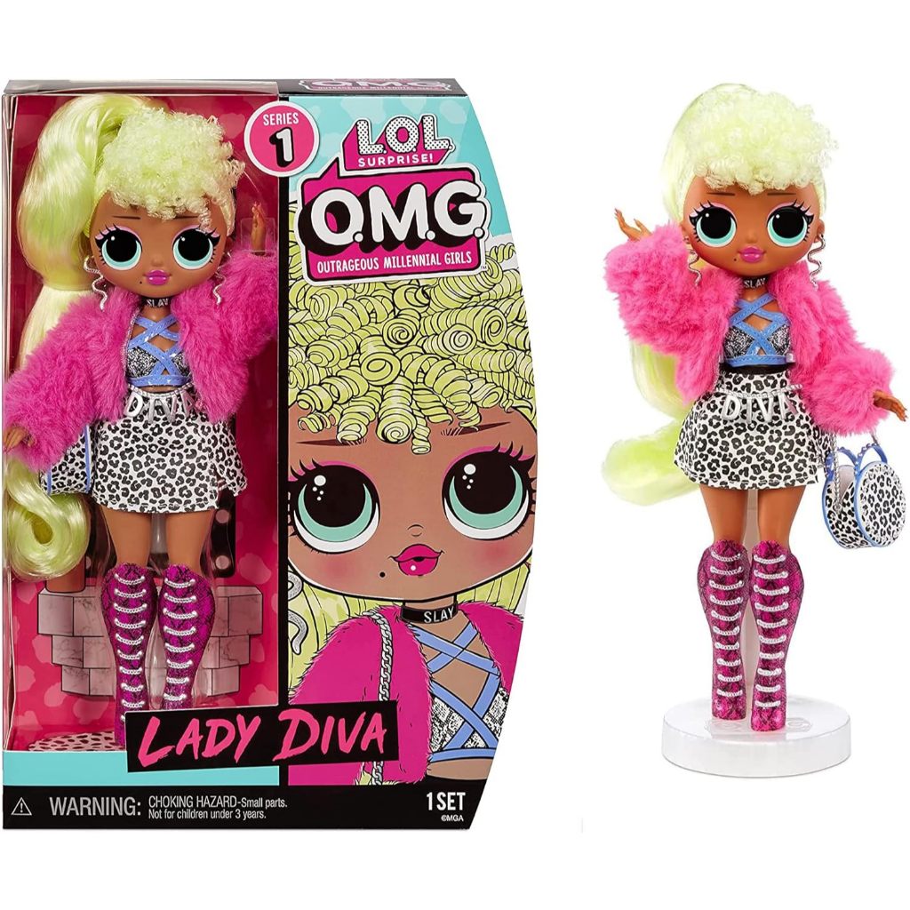 L.O.L. Surprise! LOL Surprise OMG Lady Diva Fashion Doll ล.โอ.ล เซอร์ไพรส์! Lol Surprise OMG Lady Di