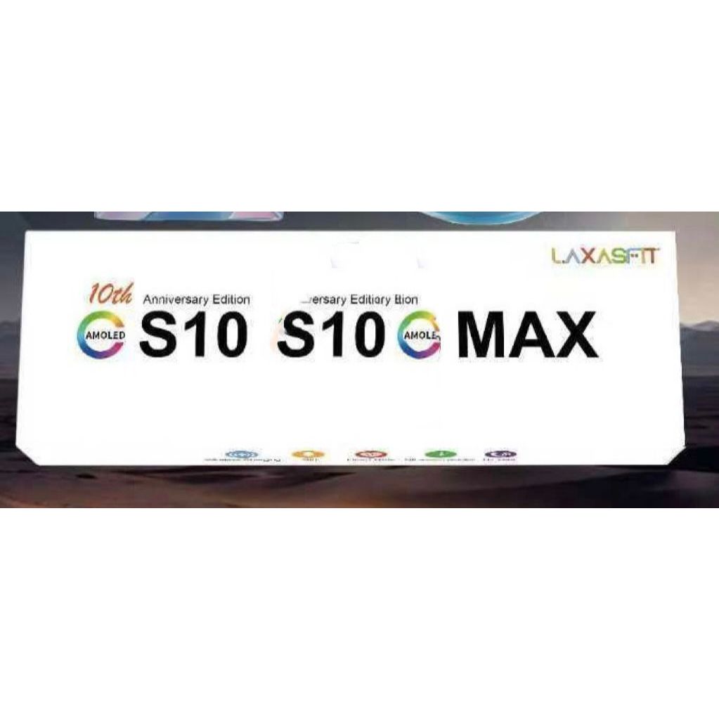 2025 ล่าสุดwatch 10 ใหม่ S10 Max Smartwatch บลูทูธ 10th 128 MB หน่วยความจําขนาดใหญ่ 2.29 หน้าจอ AMOLED บางเฉียบชาร์จไร้สาย NFC vs hello plum hello นาฬิกา hk9