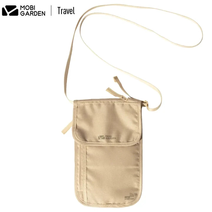 สีใหม่ MOBI GARDEB Outdoor Travel Mens and Womens Leisure Close fit ID Bag สามารถ Crossed Antift Bag กระเป๋าสตางค์น้ําหนักเบาอเนกประสงค์