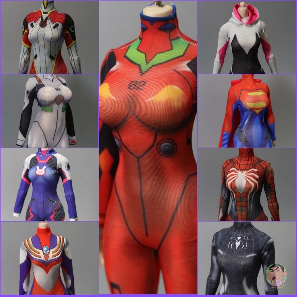Skinchan DIy Superhero Female Costume for 1/6 Action Figure