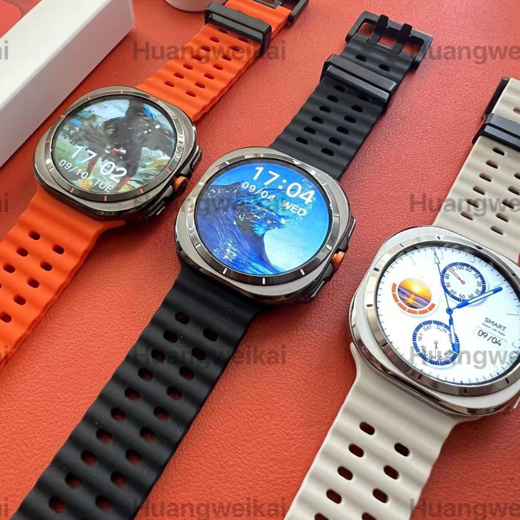 2025 super premium 32GB rom smart Watch สําหรับ samsung Galaxy Watch Ultra7 smartwatch 2strap เต็มหน