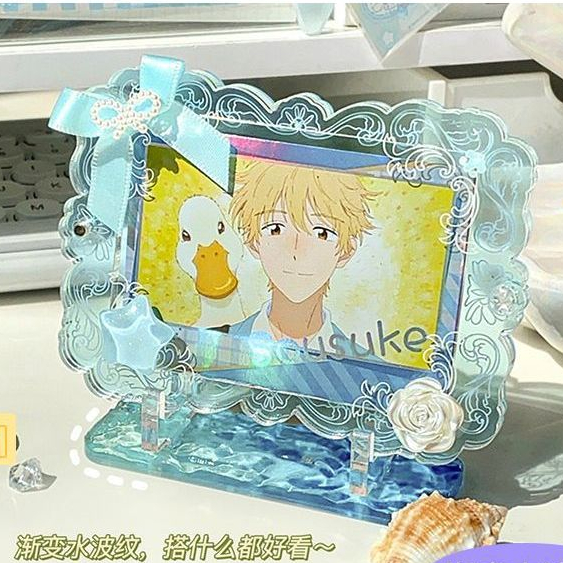 โอยา | ก้อนน้ําแข็งระลอกคลื่นน้ํา| วงเล็บบาร์ กูเมอิ อะคริลิโปร่งใสการจัดเก็บขนาดเล็กยืนแสดงตารางเมล็ดเดียวสนับสนุน