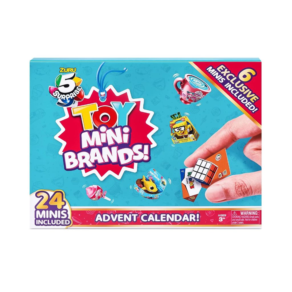 5 Surprise Mini Toys S1 Advent Calendar with 24 Surprises Christmas Countdown Toy Zuru 5 Surprise Mini Toys S1 ปฏิทินจุติพร้อม 24 เซอร์ไพรส์ของเล่นนับถอยหลังคริสต์มาส